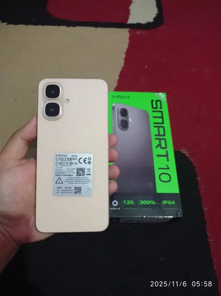 BISMILLAH INFINIX SMART 10 RAM 4/64 FULSET MULUS