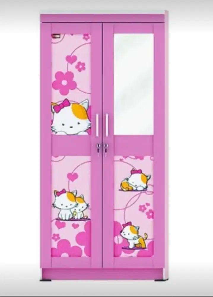 Lemari Pakaian Anak 2 Pintu Activ Happy Kitty LP 202