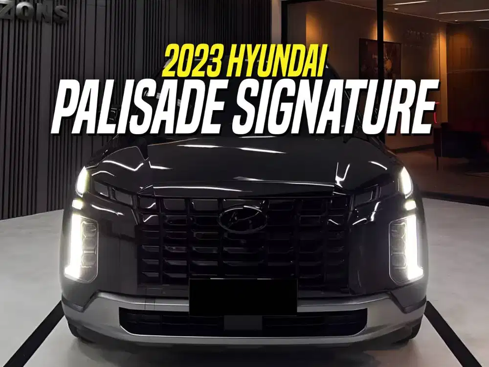Hyundai Palisade 2.2d Signature 2024 NIK 2023 Facelift Black on Ivory