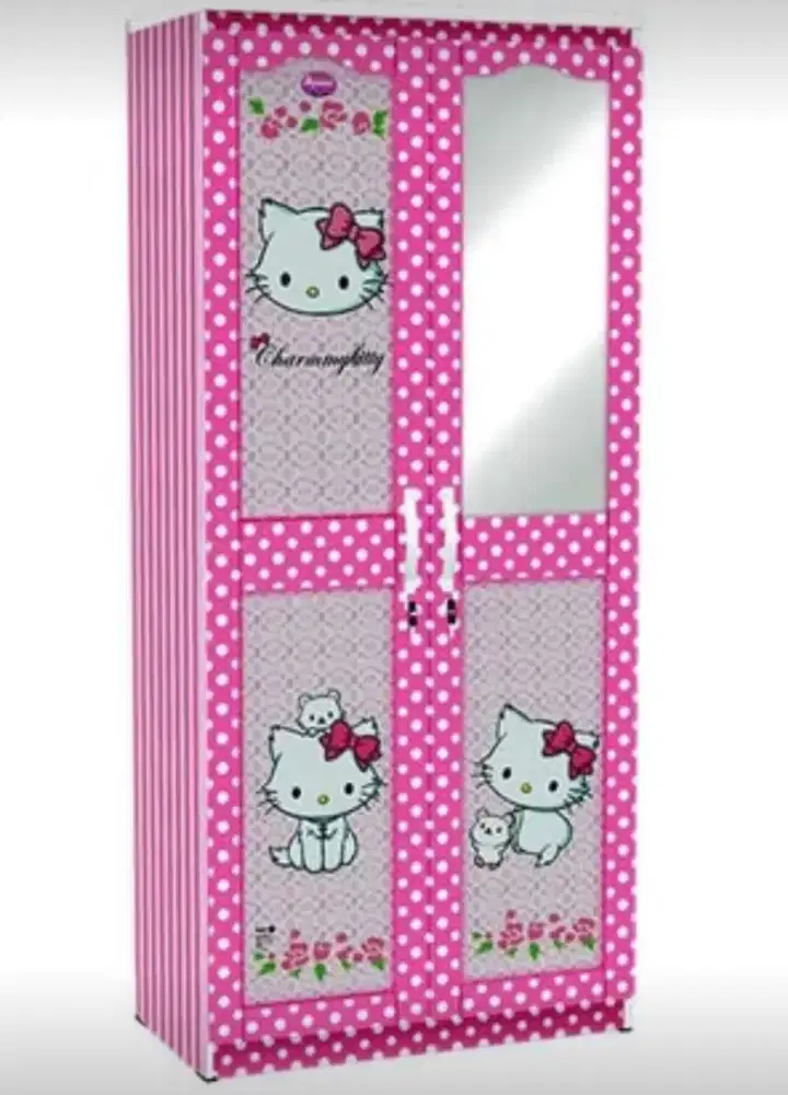Lemari Pakaian 2 Pintu A Panel Charmmy Kitty WDM-1322 CKT
