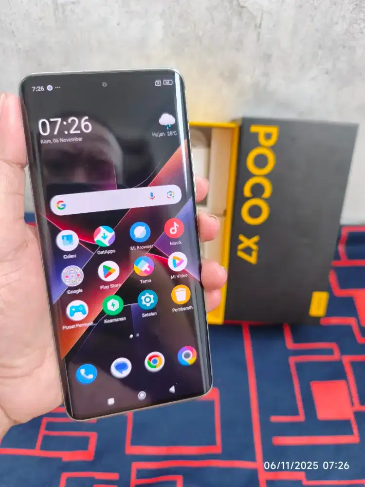 Poco X7 5G 12/512 Fullset ori segel mulus no minus istimewa