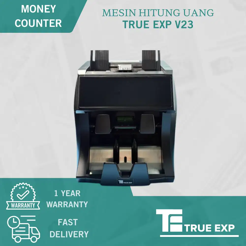 TRUE EXP V23 MESIN HITUNG DAN DETEKSI MATA UANG RUPIAH DAN VALAS 30+