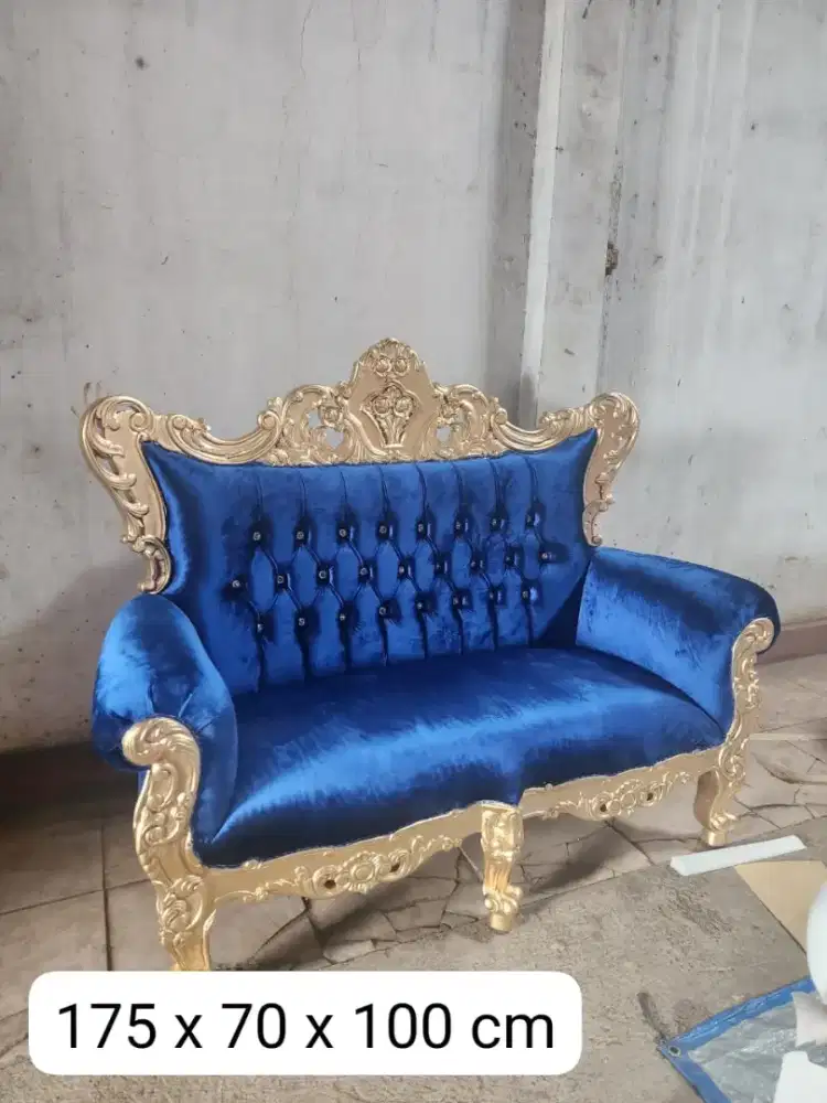 Ready Stok Sofa Biru