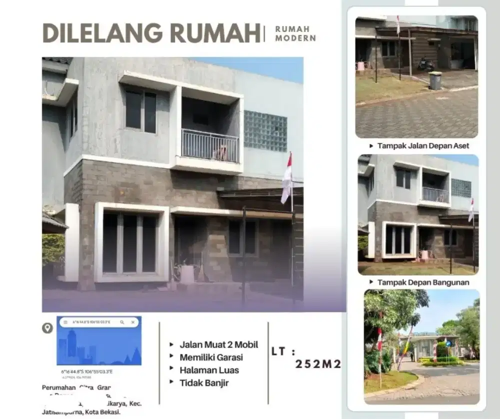 Dijual Rumah Citra Grand JatiSampurna Bekasi