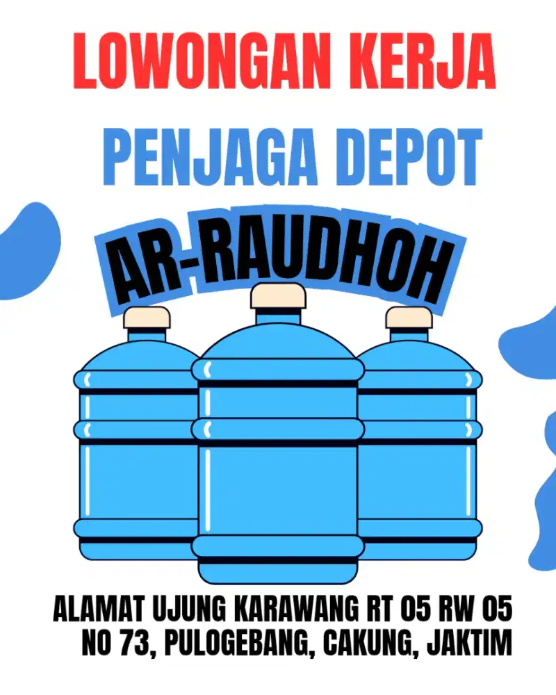 PENJAGA & KURIR DEPOT AIR MINUM