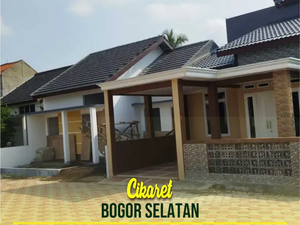 RUMAH CLUSTER BARU MURAH CIBEUREUM CIKARET KOTA BOGOR SELATAN PERUMAHAN SYARIAH JUAL DIJUAL