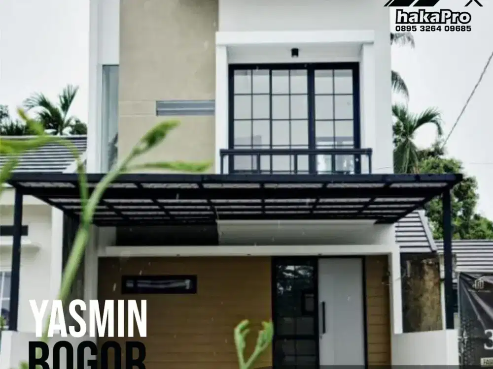 DIJUAL RUMAH CLUSTER MURAH 2 LANTAI STRATEGIS TAMAN YASMIN BOGOR BARAT DEKAT TOL