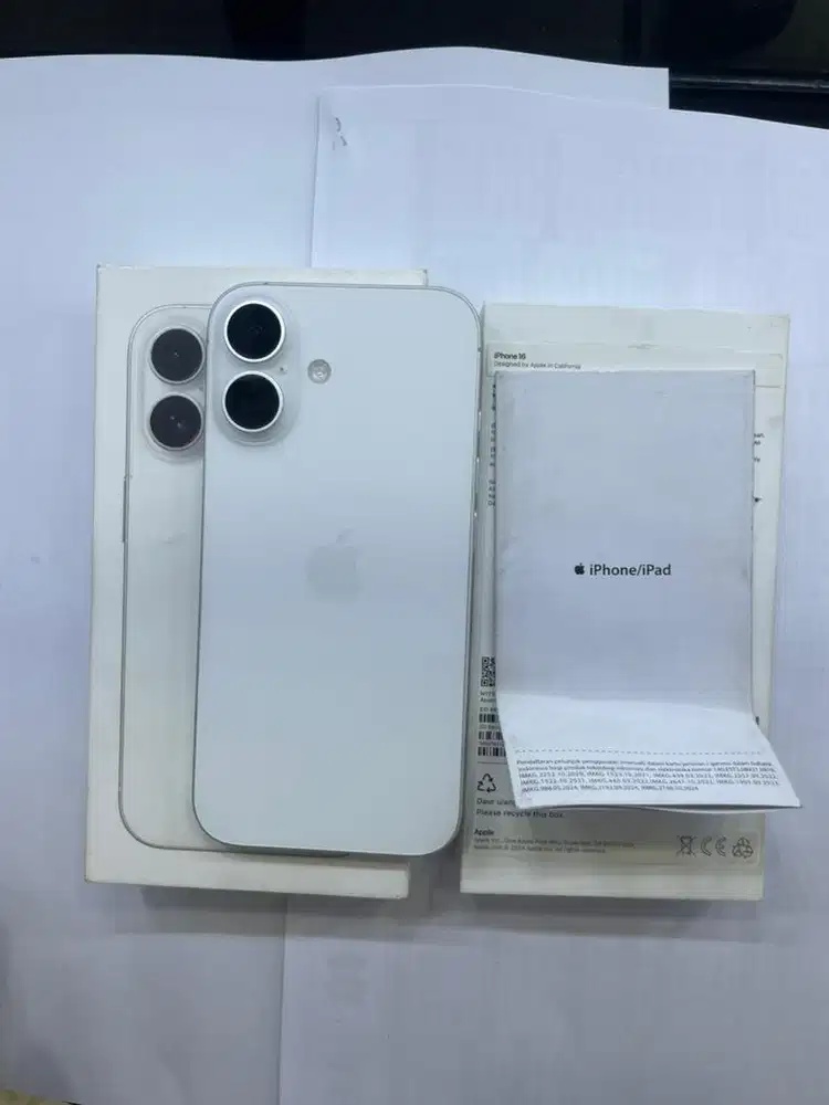 IPHONE 16 128gb resmi ibox second like new