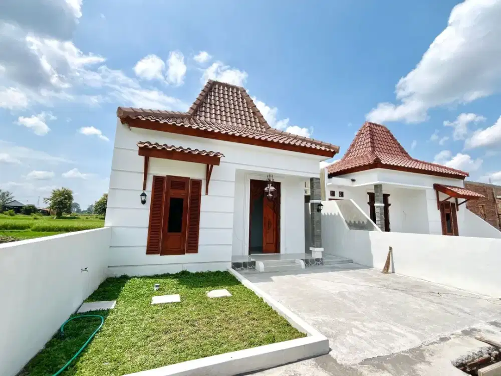Minimalis Joglo Modern Harga Ekonomis View Kereta di Sleman Timur