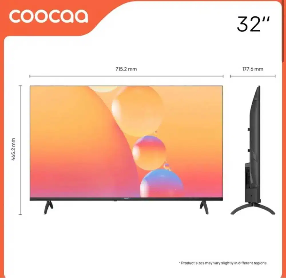 Dijual karena salah beli COOCAA smart tv 32 Inch