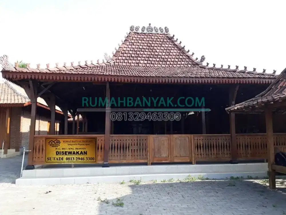 Disewakan Rumah Joglo Cocok Untuk Usaha Rumah Makan & Kuliner Di Pakem Yogyakarta