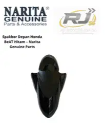 Spakbor Depan Honda BeAT Hitam – Narita Genuine Parts