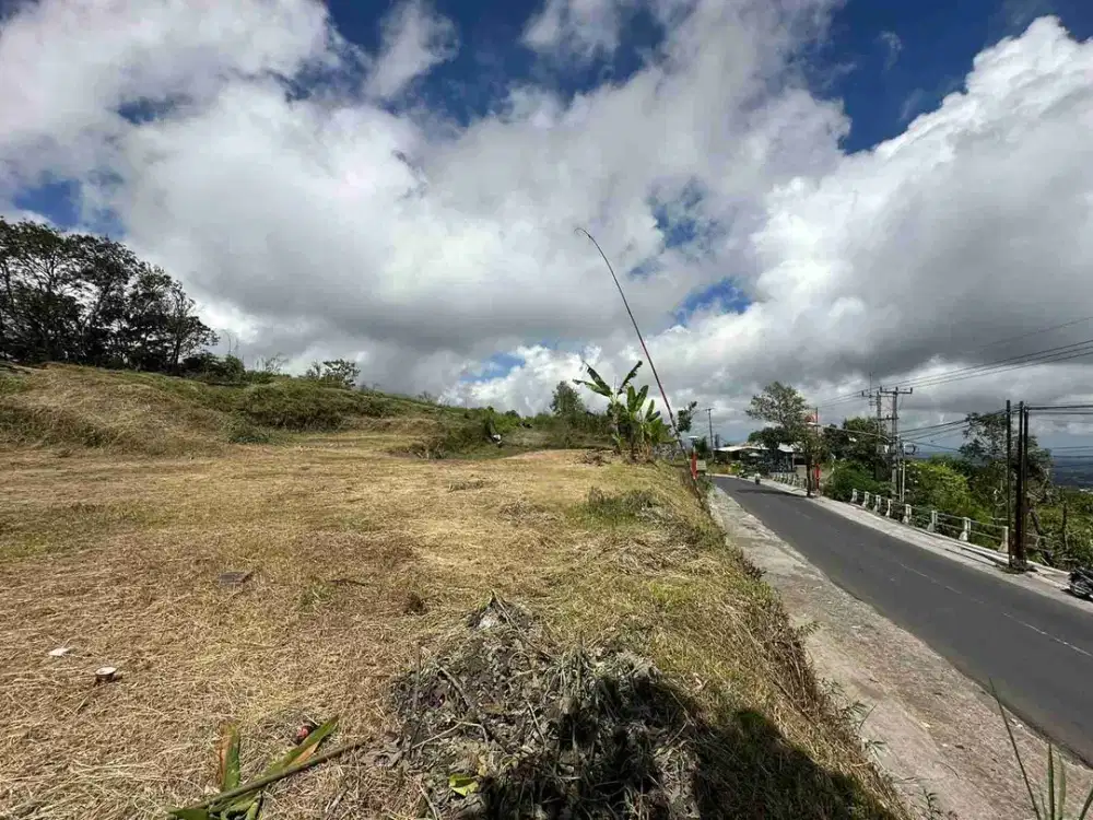 Tanah Zona Kuning View Danau Batur di Kintamani