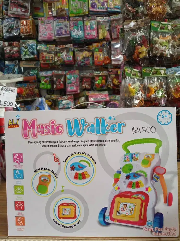 mainan anak music walker
