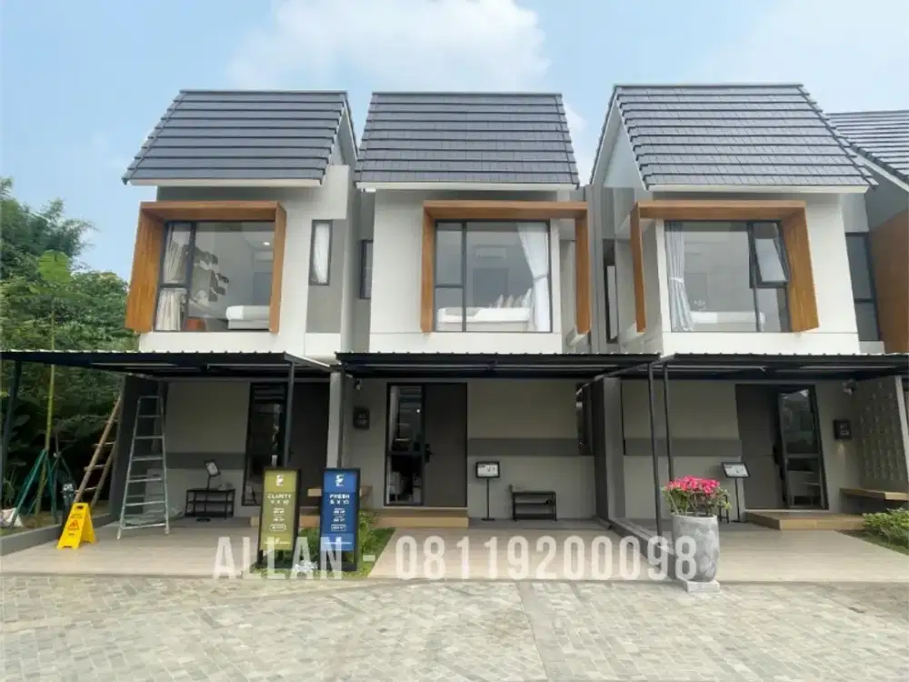 Rumah minimalis modern 5x10 cluster Citra Garden Serpong BSD
