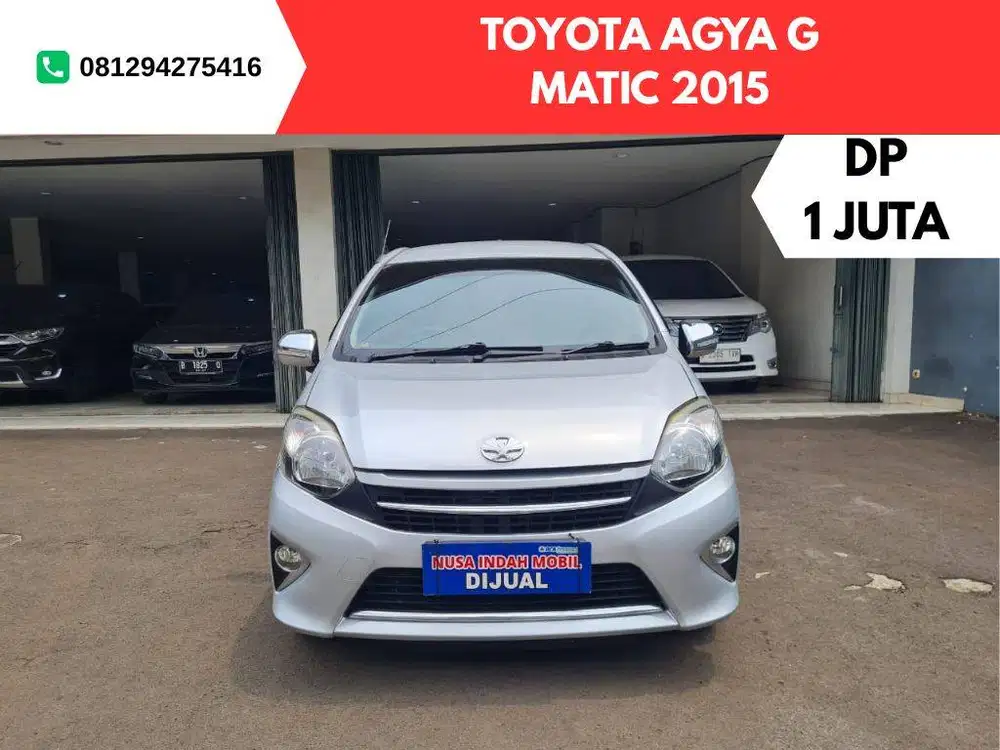 DP 1 JUTA Toyota Agya G MATIC 2015
