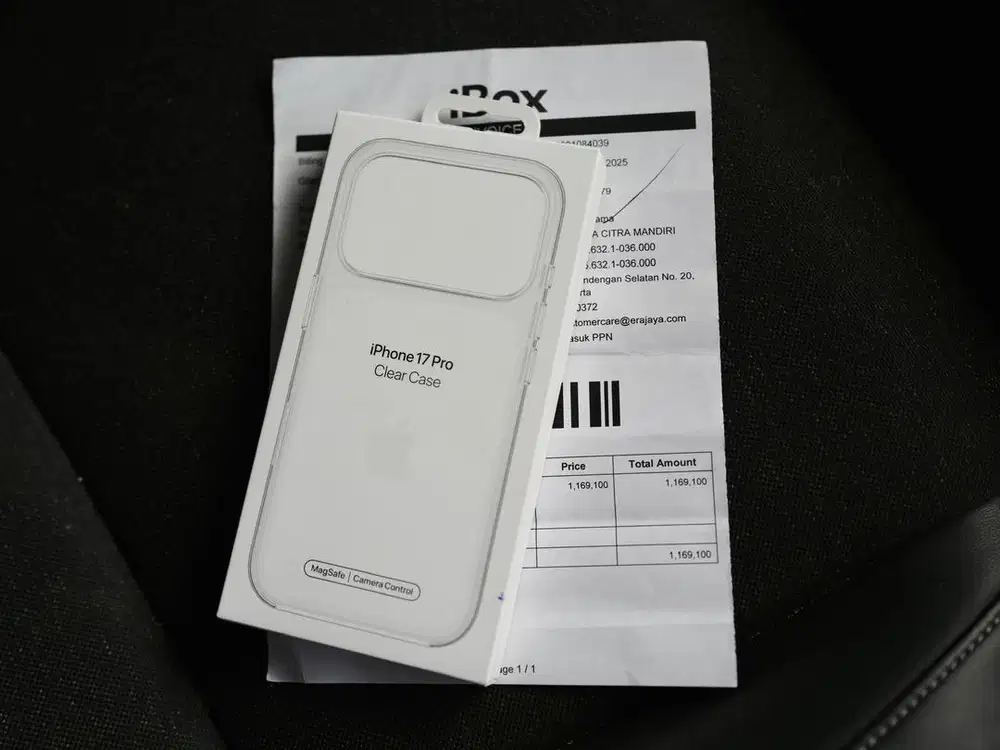 Clear Case iPhone 17 Pro Segel iBox