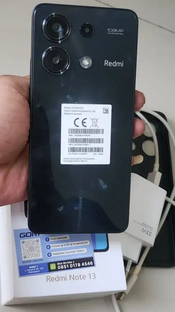Dijual redmi note 13 4g mulus seperti baru