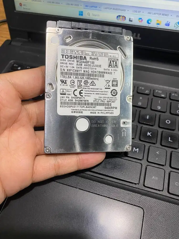 Hardisk laptop TOSHIBA 1TB