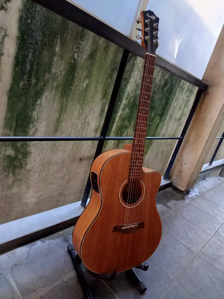 Gitar Akustik Elektrik Cowboy (Senar String) Original