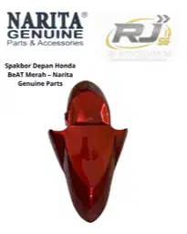 Spakbor Depan Honda BeAT Karbu Merah – Narita Genuine Parts