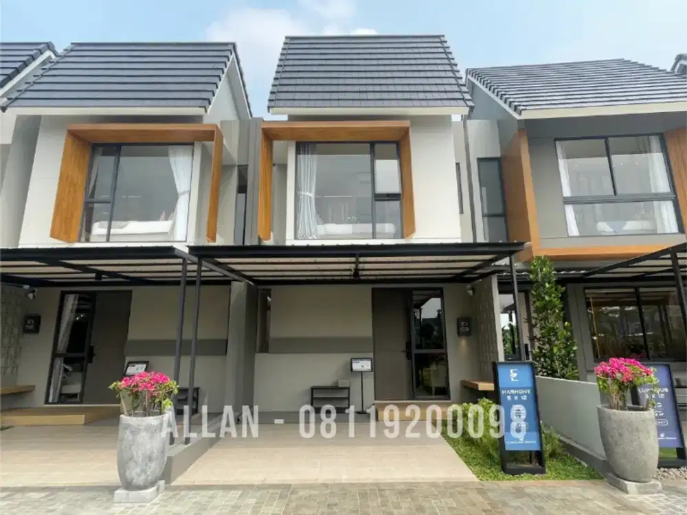 Dijual rumah 3 kamar dekat Stasiun KRL Cisauk BSD Serpong
