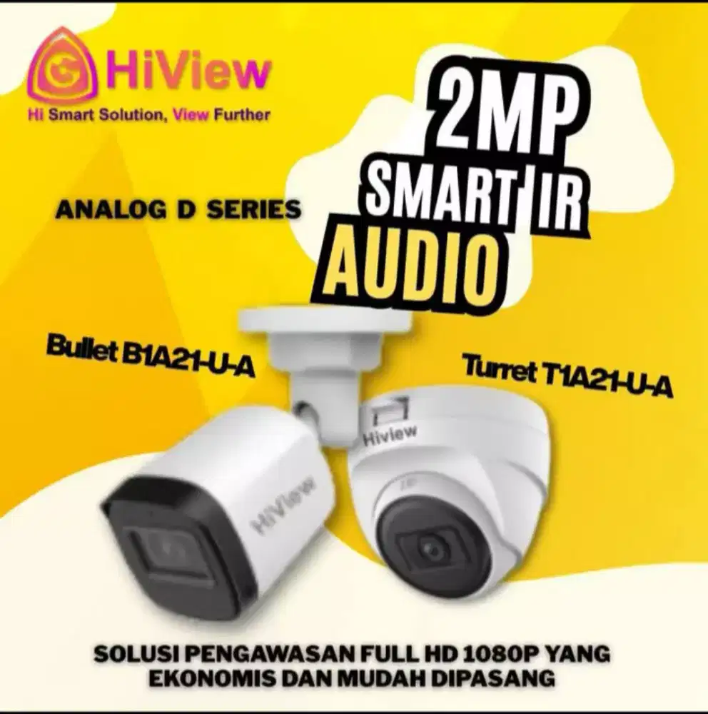paket cctv hiview audio 2mp