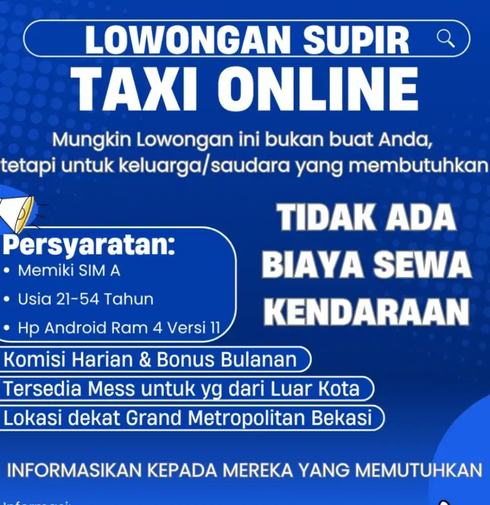 Dibutuhkan Driver