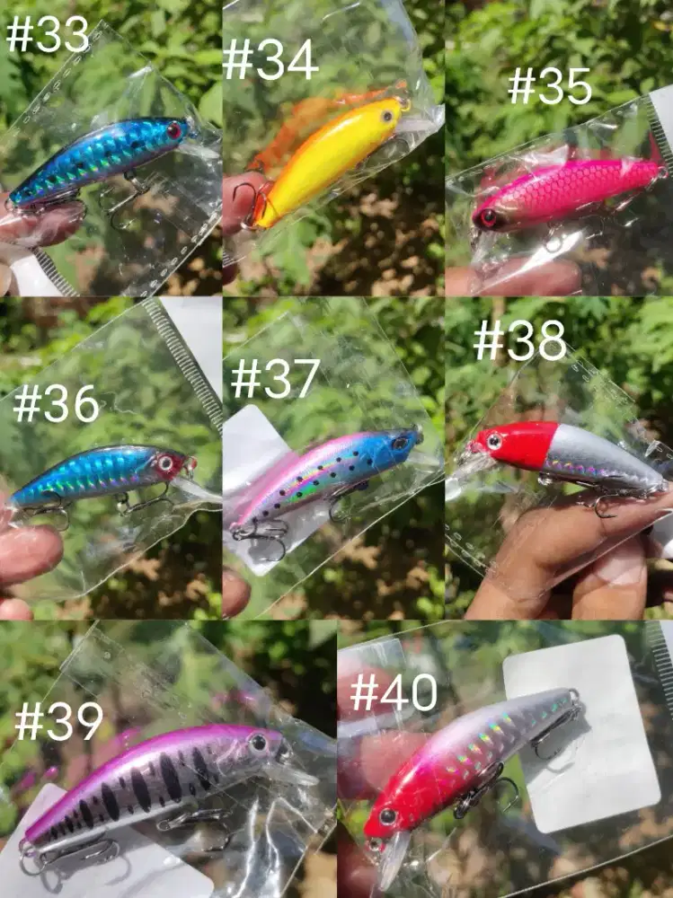 Minnow lure casting Warna terbaik Harga Termurah
