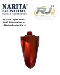 Spakbor Depan Honda BeAT FI Warna Merah – Narita Genuine Parts