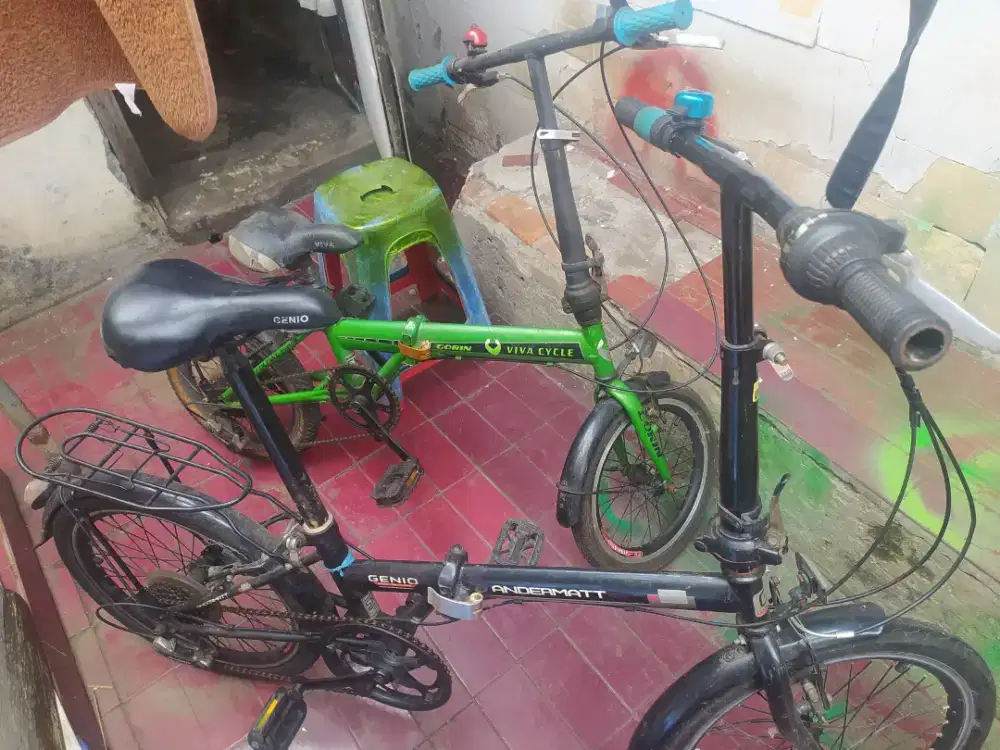 Sepeda lipat ukuran 16 dan 18