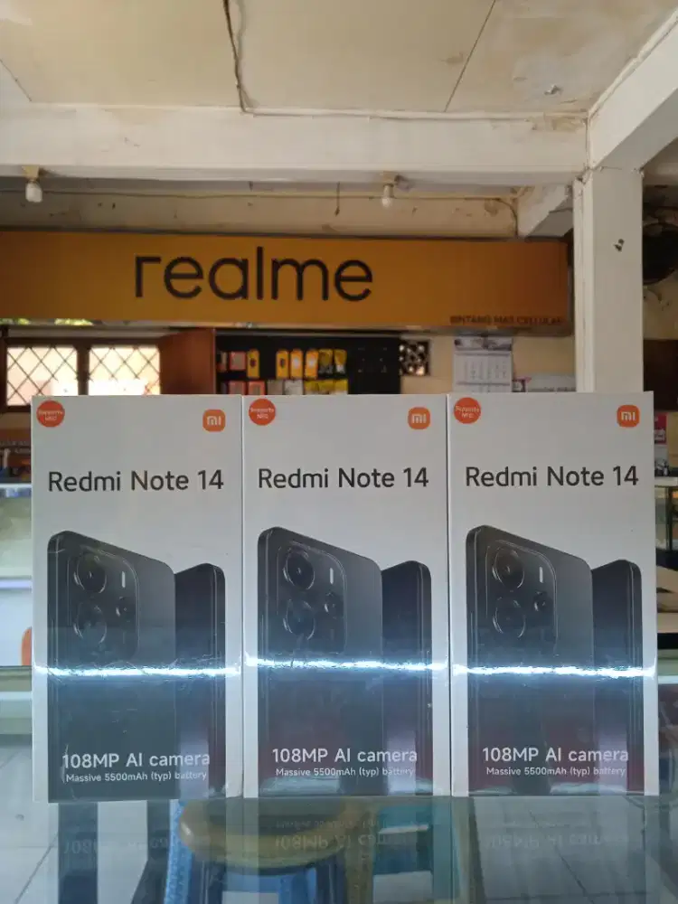 Redy redmi Note 14 8/256 NEW Garansi resmi 15bln