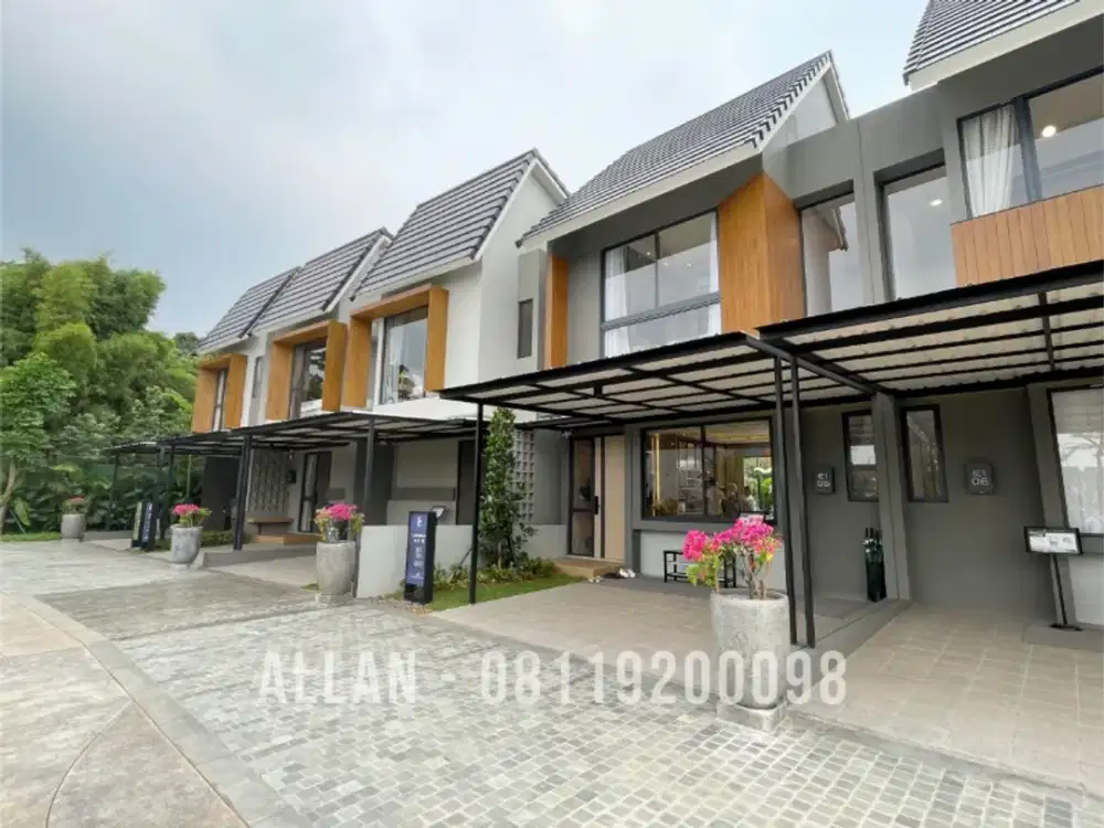 Dijual murah rumah cluster Elaia Citra Garden Serpong BSD Tangerang