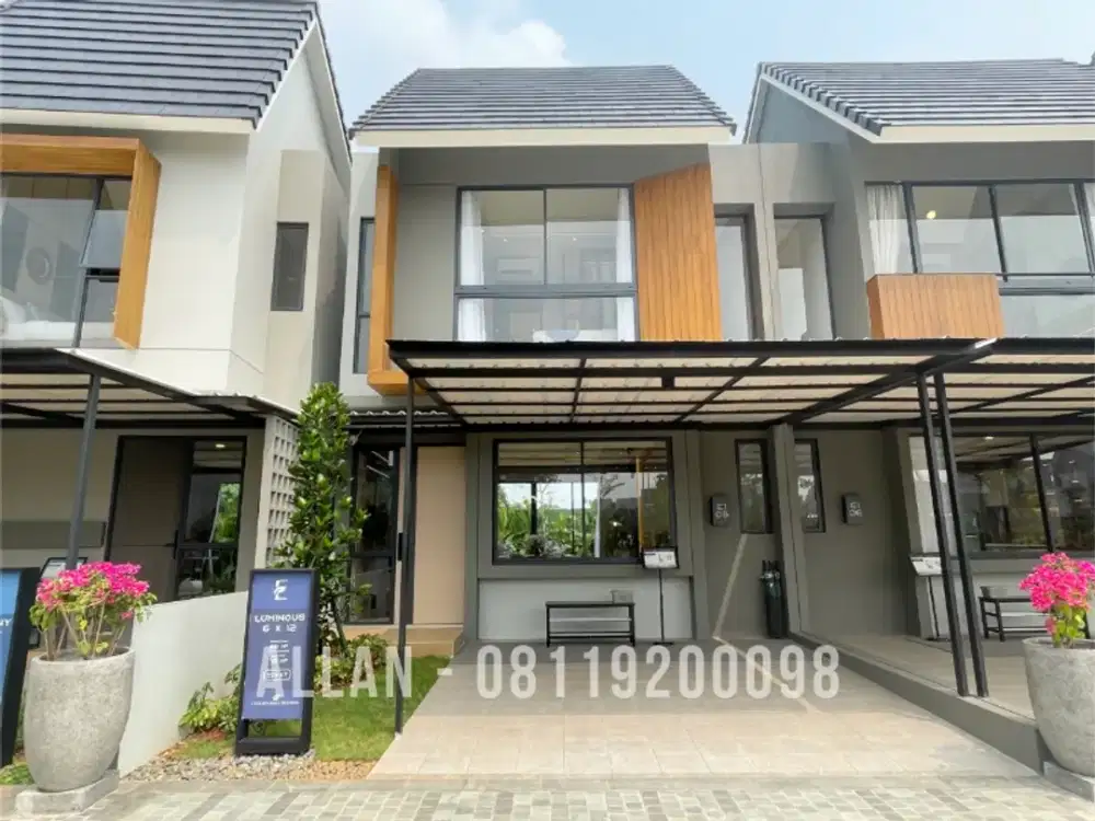 Rumah tipe Luminous 6x12 cluster Elaia Citra Garden Serpong Tangerang