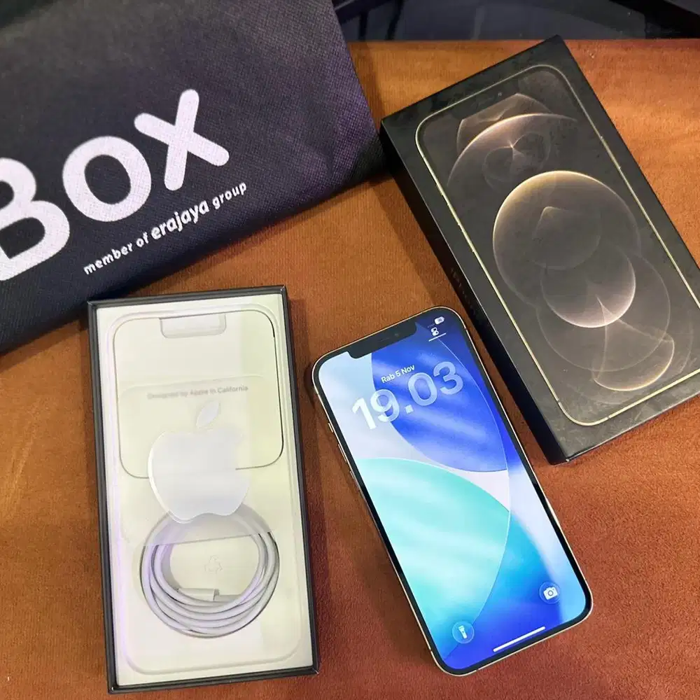 iPhone 12 Pro Max 128gb iBox - Like New & Tidak Pernah Dipakai!