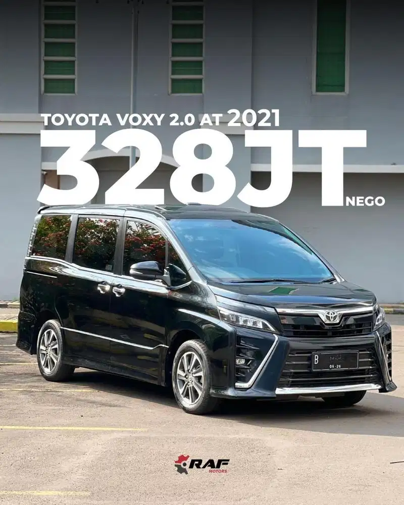 Toyota Voxy 2021 AT 2.0 Matic Hitam Special 50th