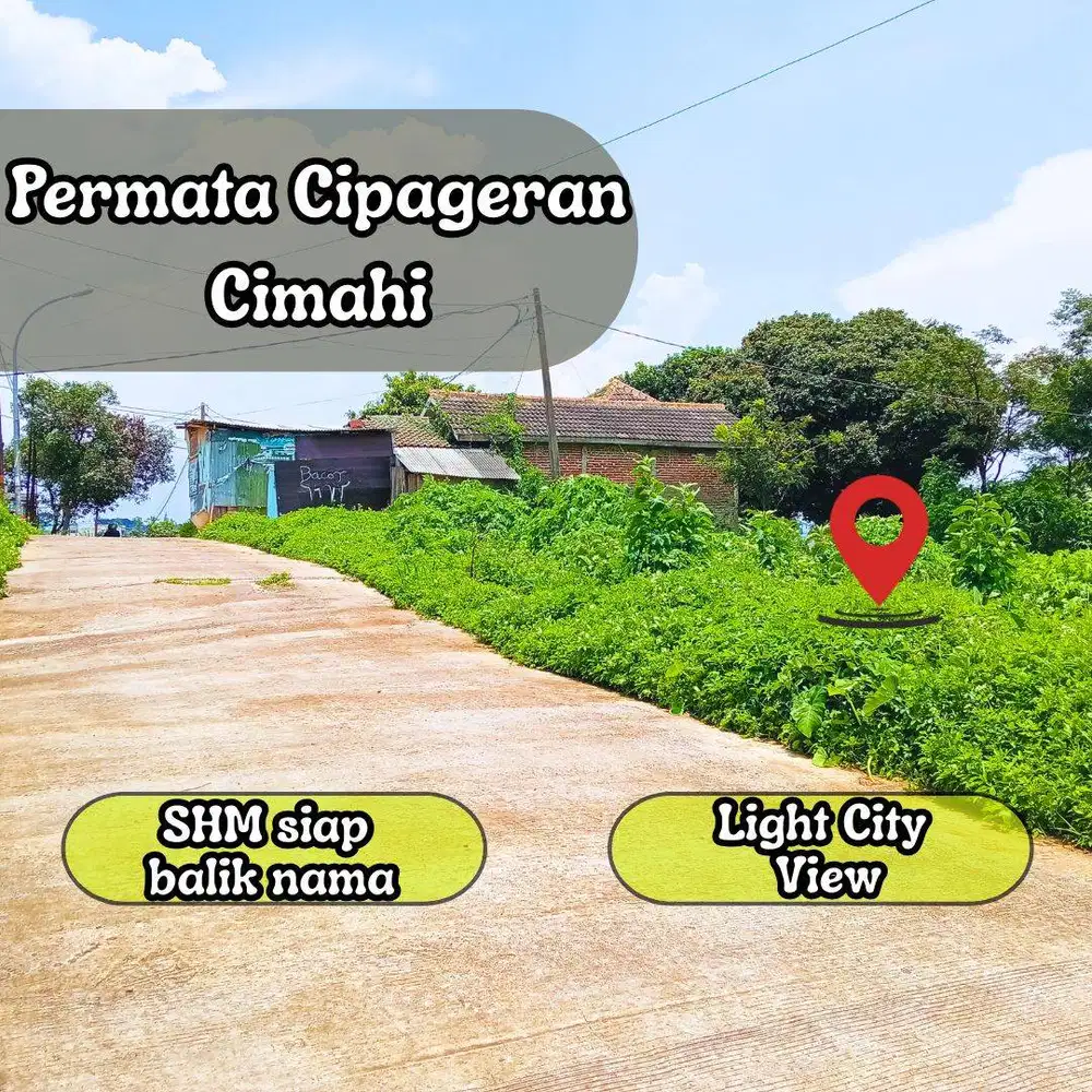 Dijual Cepat Tanah Cipageran View Kota Bandung