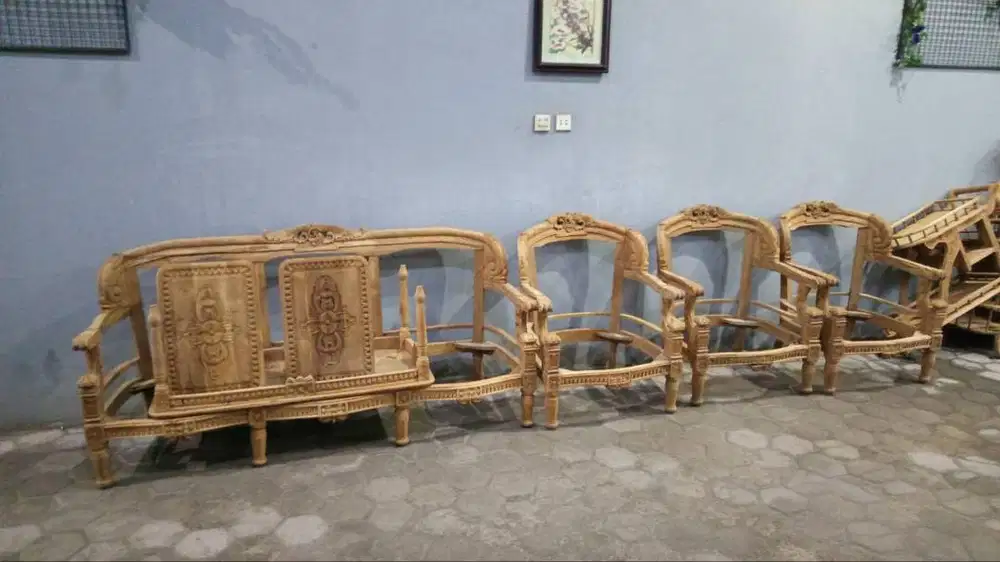 DIJUAL Kayu jati Ukiran mentahan dari Jepara