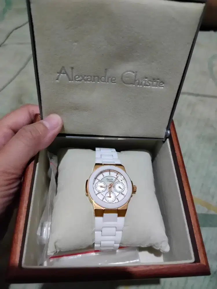 Jam tangan Wanita Alexandre Christie Keramik