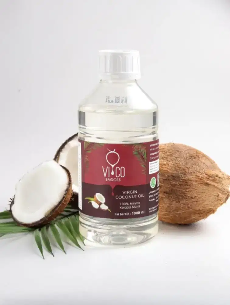 Minyak VCO Virgin Coconut Oil Vico Bagoes UK 1 LTR & 60 ML