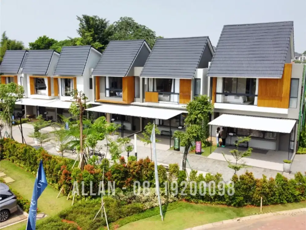 Dijual rumah 6x12 cluster Elaia Citra Garden BSD dekat Stasiun KRL