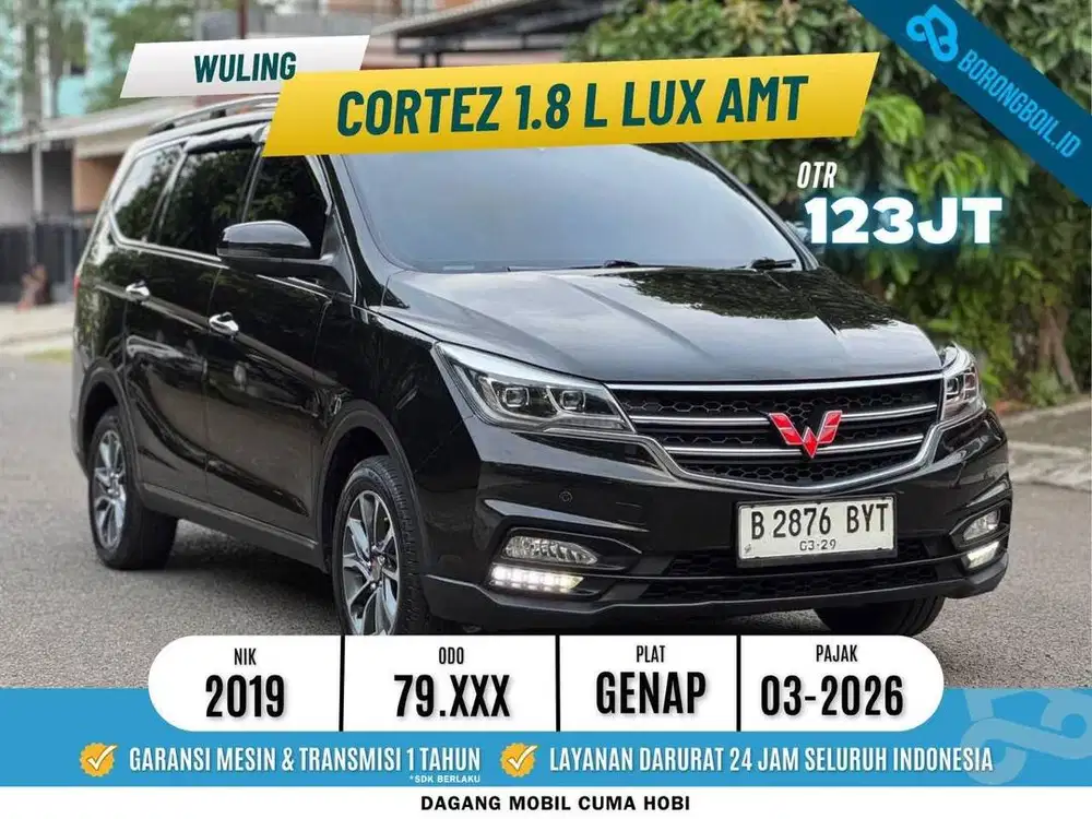 Wuling Cortez 1.8 Lux Metik 2019 Hitam