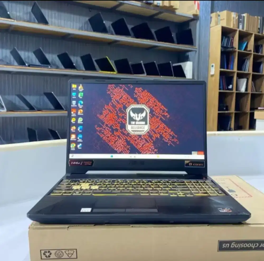 Laptop Asus TUF Gaming 15 FA506IC, Amd Ryzen7-4800H Ram 16Gb SSD 512Gb