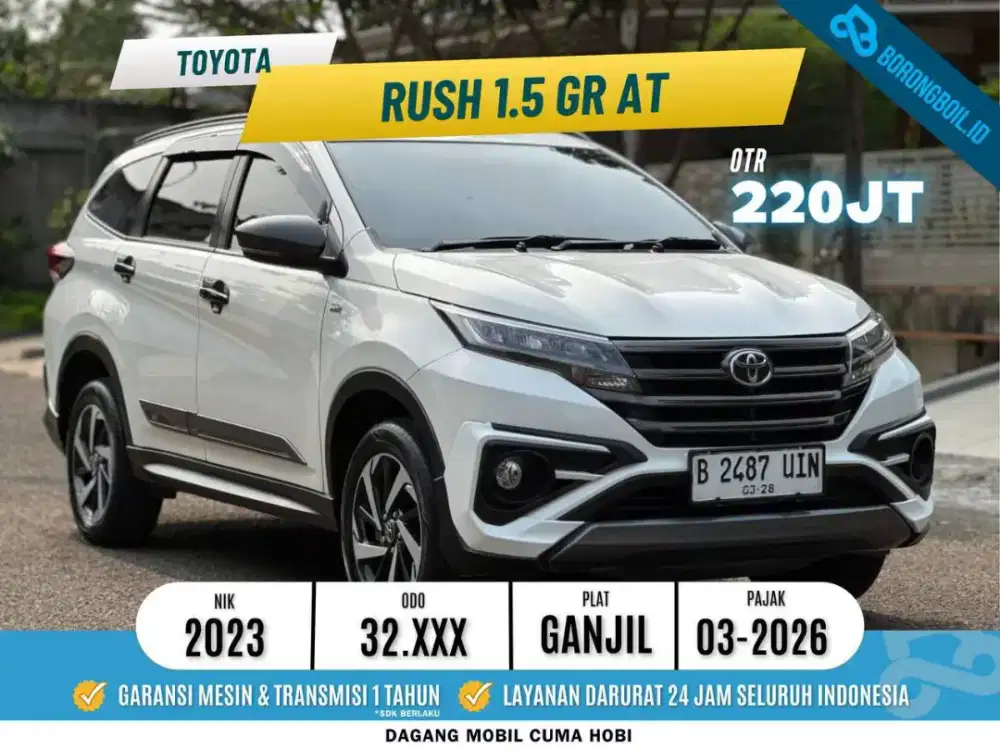 Toyota Rush 1.5 GR AT 2023 Putih