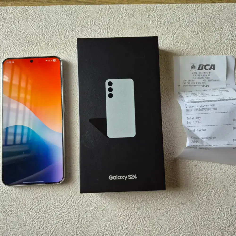 Samsung S24 8/256 Garansi Aktif Panjang