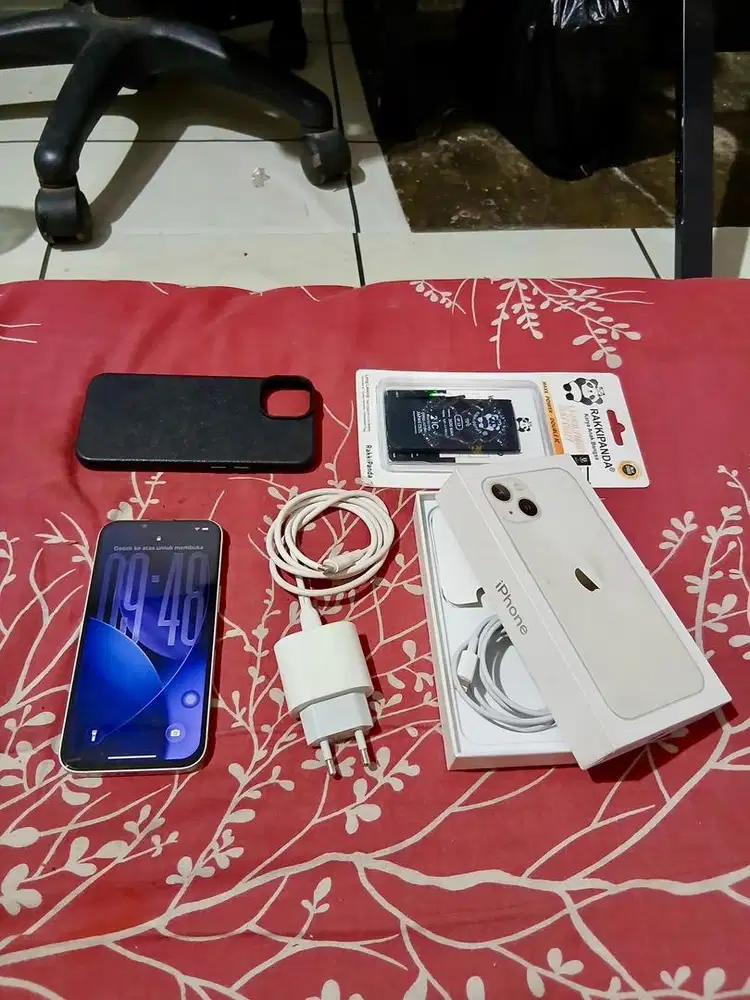 Iphone 13 ex inter 128gb White Starlight Fullset