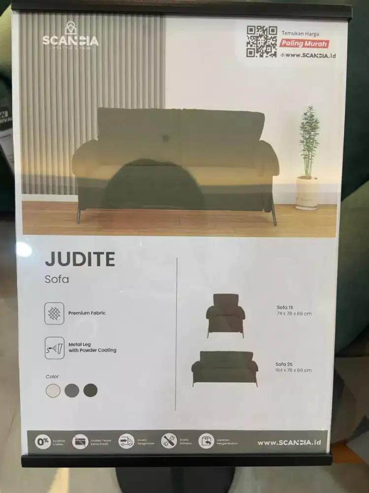 PROMO CICILAN BUNGA 0% JUDITE SOFA