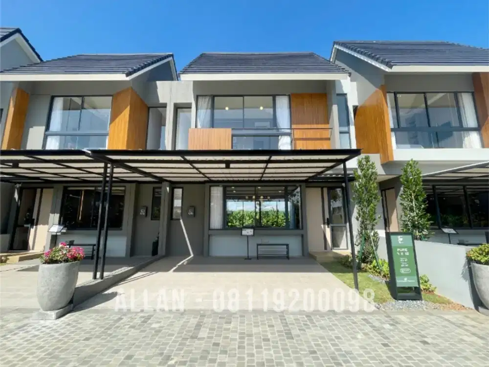 Rumah minimalis dekat Stasiun KRL Cisauk dan Mall AEON BSD
