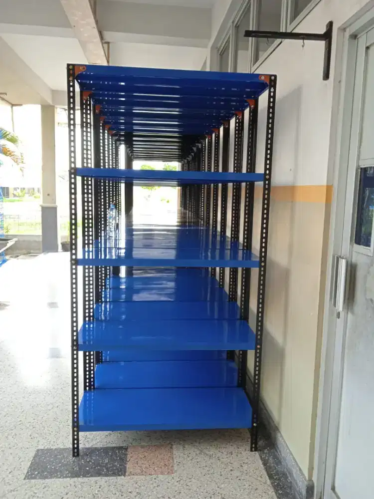 Rak besi rak buku rak gudang