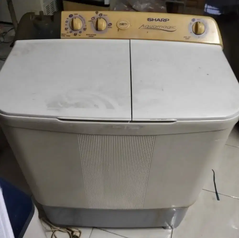 Mesin cuci bekas normal merk sharp